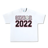 White senior volleyball Urban Heavy Tee - AdoDesignShop