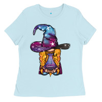 Baby Blue witch gnome with poison Ladies Tee - BundleAndBundleShop