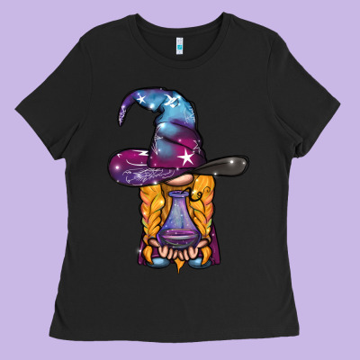 Witch Gnome With Poison Ladies Tee Designed By Bundleandbundleshop