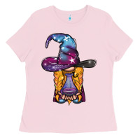 Bubblegum Pink witch gnome with poison Ladies Tee - BundleAndBundleShop