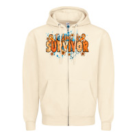 Sandshell I am a survivor orange ribbon Kidney Cancer Zipper Hoodie - NancyCooperArtShop