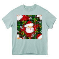 Arona Christmas Santa Claus Seamless Pattern Heavy Core Tee - BundleAndBundleShop
