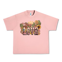 Salmon love horse western floral Urban Heavy Tee - NancyCooperArtShop