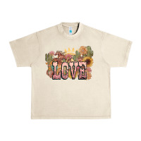 Sandshell love horse western floral Urban Heavy Tee - NancyCooperArtShop