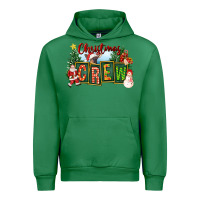 Emerald Christmas Crew Urban Hoodie - FaDigitalArtStudio