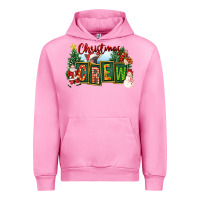 Fuchsia Pink Christmas Crew Urban Hoodie - FaDigitalArtStudio