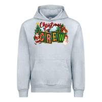 Heather Grey Christmas Crew Urban Hoodie - FaDigitalArtStudio