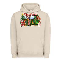 Pigment French Oak Christmas Crew Urban Hoodie - FaDigitalArtStudio