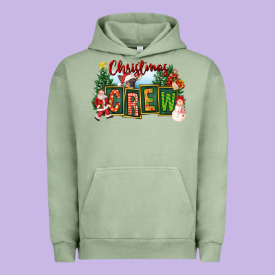 Christmas Crew Urban Hoodie Designed By Fadigitalartstudio