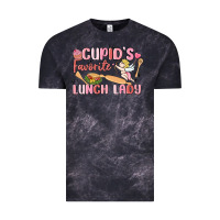 Cloud Black cupid's favorite lunch lady Vintage Tee - MaliasSmallBusiness
