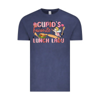 Vintage Denim cupid's favorite lunch lady Vintage Tee - MaliasSmallBusiness