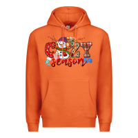 Carrot cozy season snowman Premium Hoodie - CowGirlArtShop