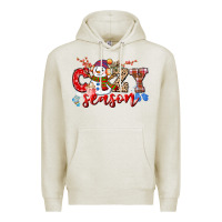 Oatmeal Heather cozy season snowman Premium Hoodie - CowGirlArtShop