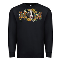 Black Mom with cow Premium Sweatshirt - CowGirlArtShop