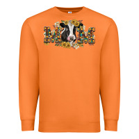 Carrot Mom with cow Premium Sweatshirt - CowGirlArtShop