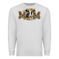 Dove Grey Mom with cow Premium Sweatshirt - CowGirlArtShop
