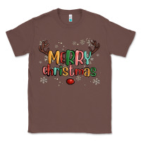 Chestnut merry christmas raindeerr Classic Tee - MaliasSmallBusiness