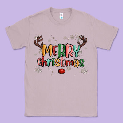 Merry Christmas Raindeerr Classic Tee Designed By Maliassmallbusiness