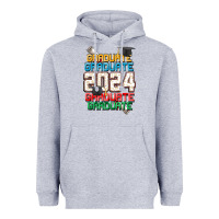 Heather Grey graduate 2024 Heavyweight Hoodie - CowGirlArtShop