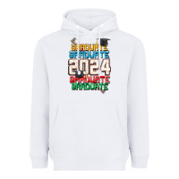 White graduate 2024 Heavyweight Hoodie - CowGirlArtShop