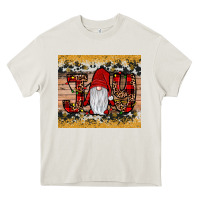 Cream gnome joy Heavy Core Tee - JahusDesignShop