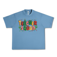 Pebble Blue teacher squad Urban Heavy Tee - MaliasSmallBusiness