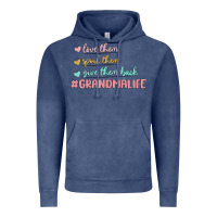 Vintage Denim grandma life Vintage Hoodie - MaliasSmallBusiness