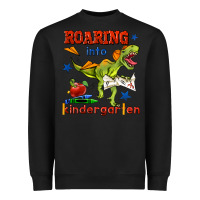 Black roaring into kindergarten Heavyweight Sweatshirt - BundleAndBundleShop