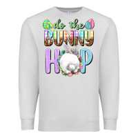 Dove Grey Do the bunny hop Easter Day Premium Sweatshirt - HowdyJamesFarm