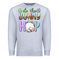 Heather Grey Do the bunny hop Easter Day Premium Sweatshirt - HowdyJamesFarm