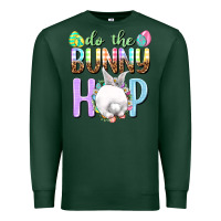 Sports Green Do the bunny hop Easter Day Premium Sweatshirt - HowdyJamesFarm