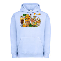 Pigment Grape Ice Honey Bee Coffee Cups Urban Hoodie - FaDigitalArtStudio