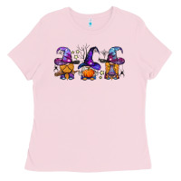 Bubblegum Pink witch gnomes Halloween Ladies Tee - BundleAndBundleShop