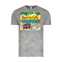 Cloud Rock summer camping Vintage Tee - JahusDesignShop
