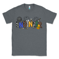 Charcoal Heather engineer Classic Tee - NancyCooperArtShop