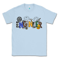 Dusty Blue engineer Classic Tee - NancyCooperArtShop