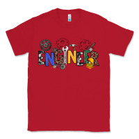 Red engineer Classic Tee - NancyCooperArtShop