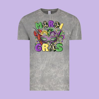 Mardi Gras Vintage Tee Designed By Maliassmallbusiness