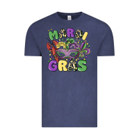 Vintage Denim mardi gras Vintage Tee - MaliasSmallBusiness