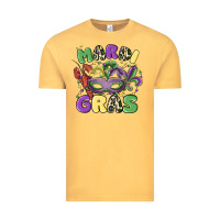 Vintage Mustard mardi gras Vintage Tee - MaliasSmallBusiness