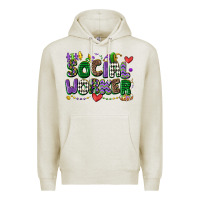 Oatmeal Heather social worker mardi gras cowgirl Premium Hoodie - CowGirlArtShop