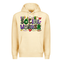 Pina Colada social worker mardi gras cowgirl Premium Hoodie - CowGirlArtShop
