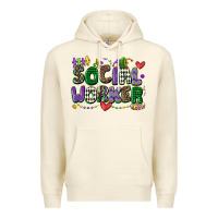 Sandshell social worker mardi gras cowgirl Premium Hoodie - CowGirlArtShop