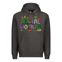 Smoke social worker mardi gras cowgirl Premium Hoodie - CowGirlArtShop