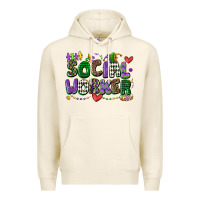 Tofu social worker mardi gras cowgirl Premium Hoodie - CowGirlArtShop
