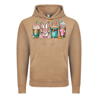 Vintage Coffee easter coffee cups Vintage Hoodie - MaliasSmallBusiness
