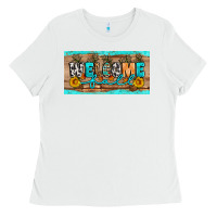 White Welcome Fall Ladies Tee - Artiststas