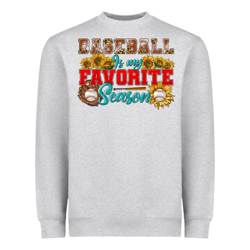Baseball Is My Favorite Season Heavyweight Sweatshirt by BundleAndBundleShop | Teevron