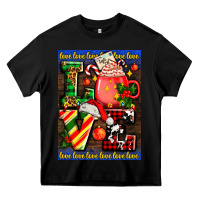 Black love coffee cup Christmas Heavy Core Tee - AdoDesignShop