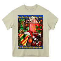 Mossy love coffee cup Christmas Heavy Core Tee - AdoDesignShop